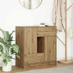 vidaXL Dressoir met lades en deuren 70,5x34x74,5 cm, Verzenden, Nieuw, Overige houtsoorten