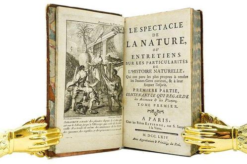 Abbé Pluche - Le Spectacle de la Nature ou entretiens sur, Antiek en Kunst, Antiek | Boeken en Bijbels