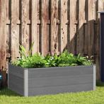 vidaXL Plantenbak verhoogd 150x100x54 cm HKC grijs, Tuin en Terras, Bloembakken en Plantenbakken, 100 cm of meer, Verzenden, Nieuw