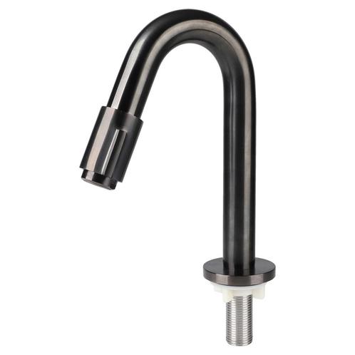 Koudwaterkraan Differnz Bow 19 cm Gunmetal, Doe-het-zelf en Verbouw, Sanitair, Kraan, Nieuw, Ophalen of Verzenden