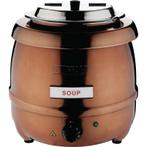 Soepketel koperkleurig 10 liter | 37,5(h)x33(Ø)cm Buffalo, Verzenden, Nieuw in verpakking