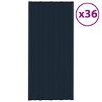 Dakpanelen Antraciet (36st) - Retourdeal - 35% Korting!, Dakplaat of Dakpanplaat, Zwart, Nieuw, Ophalen of Verzenden