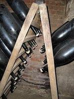 Wijnrek - Hout, Eik, pupitre - wijnrek of pupitre, Antiek en Kunst