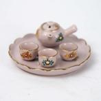Miniatuur Roze Japanse Theeset 5-delig, Ophalen, Nieuw