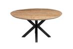 Salontafel Mangohout Tess Rond 70 cm, Nieuw, Rond, Industriële meubels, Overige houtsoorten
