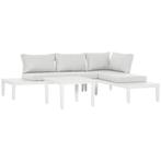TRUUSK 3-delige Tuinmeubelset L-vorm Met Bijzettafel En Kuss, Tuin en Terras, Tuinsets en Loungesets, Verzenden, Nieuw