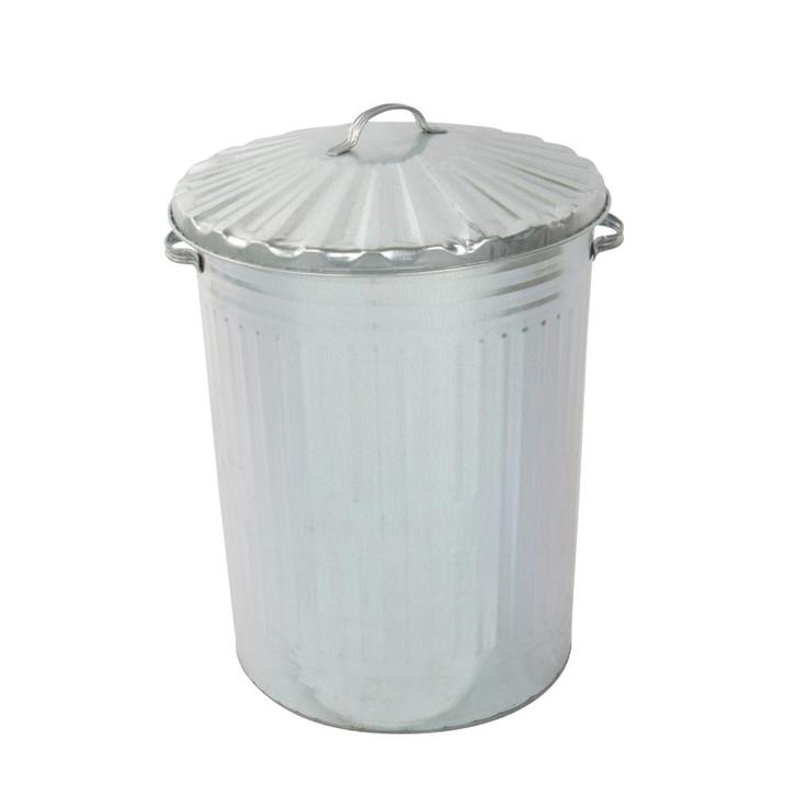 Practo Home vuilnisbak galva 80l - grijs/zilver, Huis en Inrichting, Woonaccessoires | Prullenbakken, Nieuw, Verzenden