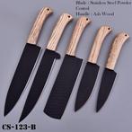 Keukenmes - Chefs knife - Eikenhout en hoogwaardig staal, Antiek en Kunst