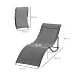 Set van 2 Stoffen Tuinligstoelen - Ergonomisch Alu Frame, Tuin en Terras, Verzenden, Nieuw