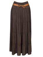 Rok Maxi Bruin, Kleding | Dames, Rokken, Verzenden, Nieuw