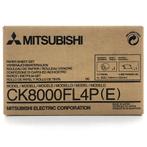 Mitsubishi CK8000FL4P Printset – Fotopapier en Kleurfolie vo, Verzenden, Nieuw