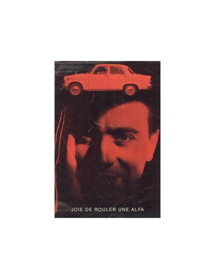 1960 ALFA ROMEO GIULIETTA BROCHURE FRANS, Boeken, Auto's | Folders en Tijdschriften, Alfa Romeo