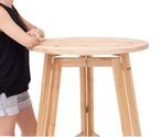 Statafel inklapbaar Massief Hout Ø80cm (Tafels) (Tafels), Verzenden, Nieuw