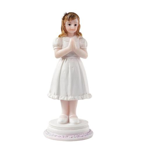 Taarttopper Communie Meisje Polystone 9cm, Hobby en Vrije tijd, Taarten en Cupcakes maken, Nieuw, Verzenden