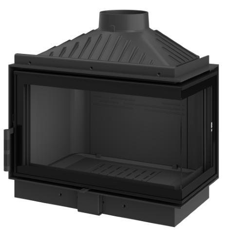 Inbouw Houtkachel Kfd Eco Imax7 Rechts Glas Standard, Huis en Inrichting, Kachels, Verzenden