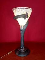 Tafellamp - Glas, Hars/polyester, Antiek en Kunst