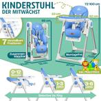 Kinderstoel - Babystoel - Verstelbaar - Blauw - KIDIZ®, Kinderen en Baby's, Kinderstoelen, Verzenden, Zo goed als nieuw