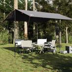 vidaXL Kampeerluifel waterdicht 360x294 cm grijs en oranje, Verzenden, Nieuw, Tot en met 2