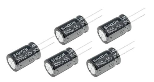 1000uF 50V Condensatoren elektrolytisch - 5 stuks, Hobby en Vrije tijd, Elektronica-componenten, Verzenden