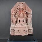 Middeleeuws India (1206-1526) Zandsteen Jaina Tirthankara