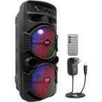 Pyle XL Bluetooth speaker - dubbele 8” subwoofer - met, Audio, Tv en Foto, Luidsprekers, Verzenden, Nieuw