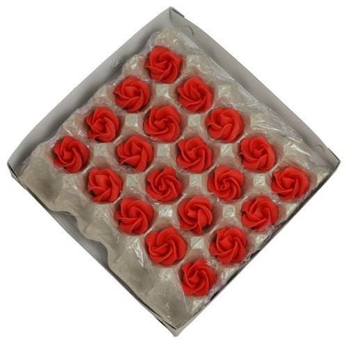 Marsepein rozen 5 blads 35mm 10 stuks, Rood Luxe, Hobby en Vrije tijd, Taarten en Cupcakes maken, Nieuw, Verzenden