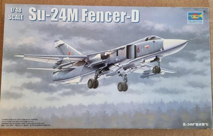 Trumpeter 02835 Su-24M Fencer-D 1:48, Hobby en Vrije tijd, Modelbouw | Vliegtuigen en Helikopters, Verzenden