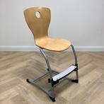 schoolstoel / leerlingstoel met voetenplank, VS Level76-LuPo, Ophalen of Verzenden, Gebruikt, Hout, Eén