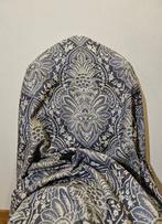 Exclusief Damast-stof 100% katoen - Jeanskleurig ontwerp -