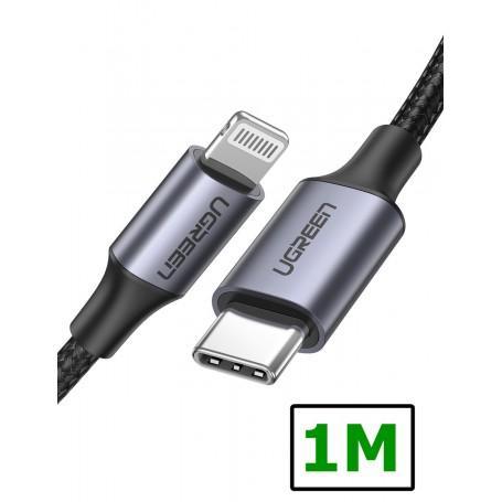 UGREEN Lightning naar USB C / USB-C / USB Type C Male Ada..., Computers en Software, Accu's en Batterijen, Nieuw, Verzenden