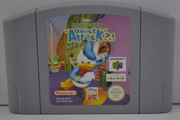 Donald Duck - Quack Attack?! (N64 EUR), Spelcomputers en Games, Games | Nintendo 64, 1 speler, Zo goed als nieuw, Verzenden