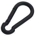 Zwarte karabijnhaak 40mm, Doe-het-zelf en Verbouw, Verzenden, Nieuw
