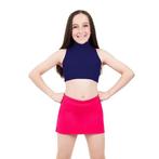Capezio Team Basics Crop Top Hoge Hals Meisjes, Sport en Fitness, Verzenden, Nieuw