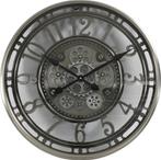 Wandklok Norris Zilver 70 cm, Ophalen of Verzenden, Nieuw