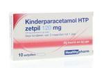 Paracetamol kind 120 mg Healthypharm - 10 zetpillen, Nieuw, Verzenden