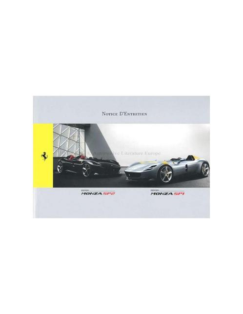 2019 FERRARI SP1 & SP2 MONZA INSTRUCTIEBOEKJE FRANS, Auto diversen, Handleidingen en Instructieboekjes