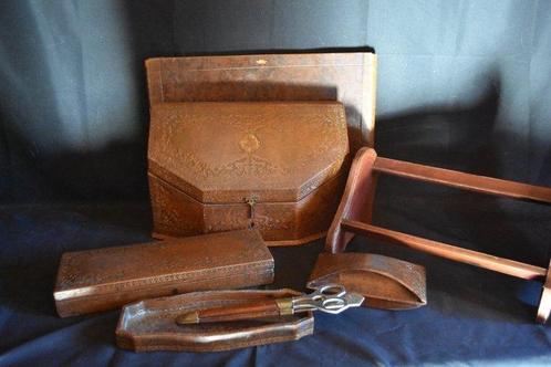 Chalmette Paris - Bureauset  (9) - Leder, Antiek en Kunst, Curiosa en Brocante