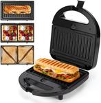 Tosti apparaat - Tosti ijzer - Contactgrill - Grill apparaat, Witgoed en Apparatuur, Contactgrills, Verzenden, Zo goed als nieuw