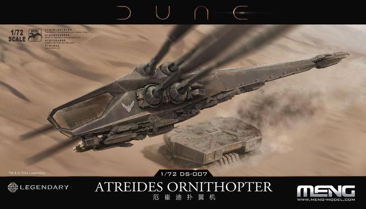 MENG-Model DS-007 Dune Atreides Ornithopter Bouwpakket, Hobby en Vrije tijd, Modelbouw | Overige, Nieuw, Verzenden