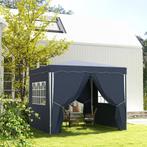 TRUUSK Vouwpaviljoen 3 X 3 M Met Zijwanden & Ramen, UV-besch, Verzenden, Nieuw