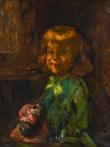 Gijsbertus Jan Sijthoff (1867-1949) - Portret meisje met