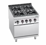 GGM Gastro | Gasfornuis 4-pits (34,5 kW) + Gasoven (7,8 kW)