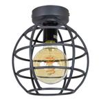 Gaas bol plafondlamp Roland, Kleine versie, Huis en Inrichting, Ophalen of Verzenden, Nieuw, Metaal, Industrieel