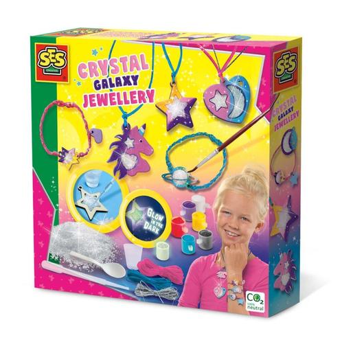 SES Crystal galaxy sieraden (Knutselpakketten), Kinderen en Baby's, Speelgoed | Educatief en Creatief, Knutselen, Nieuw, Verzenden