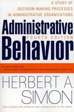 Administrative Behavior 9780684835822 Herbert A. Simon, Verzenden, Gelezen, Herbert A. Simon