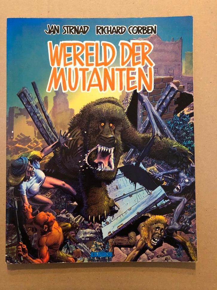 Richard Corben - Wereld der mutanten - zeldzaam, Verzamelen, Stripfiguren, Boek of Spel, Gebruikt, Ophalen of Verzenden