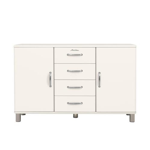 *WOONWINKEL* Tenzo Malibu Retro Dressoir Wit, Huis en Inrichting, Kasten | Dressoirs, Nieuw, Verzenden