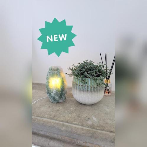 Groene kwarts lamp, Huis en Inrichting, Lampen | Overige