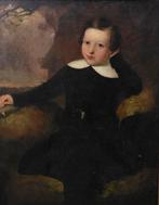 Scuola europea (inizio XIX) - Ritratto di giovane nobile, Antiek en Kunst