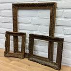 Fotolijst (3) - Hout - Antieke gouden houten lijst
